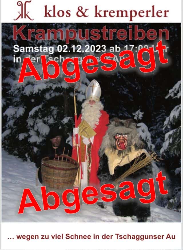2023 Krampustreiben Abgesagt